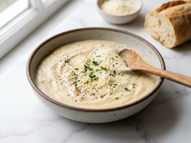 Garlic Alfredo Cream Sauce