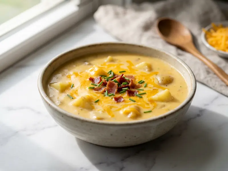 Classic Cheddar Potato Soup