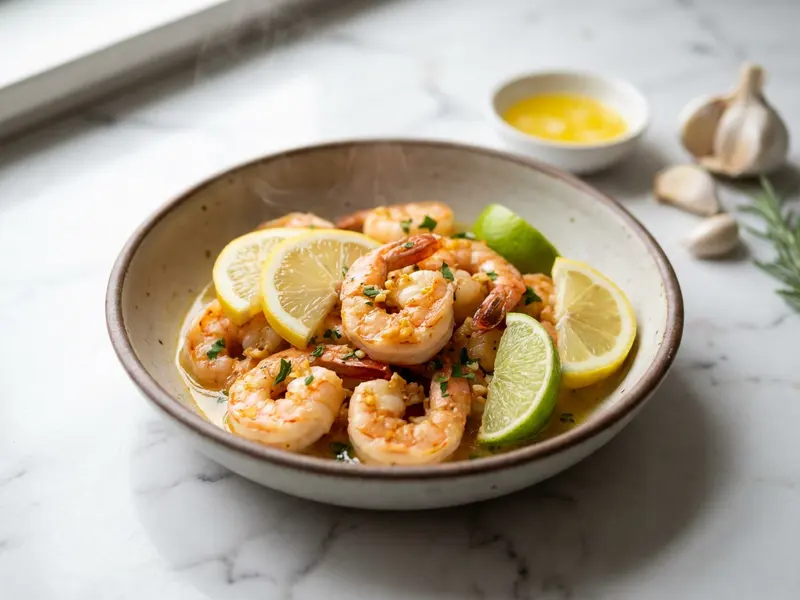 Citrusy Garlic Shrimp
