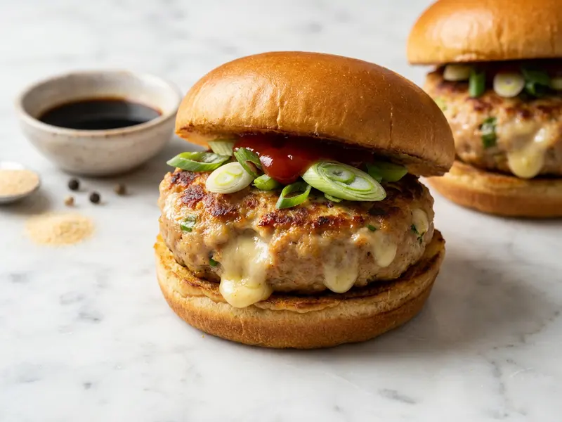 Cheesy Turkey Burgers