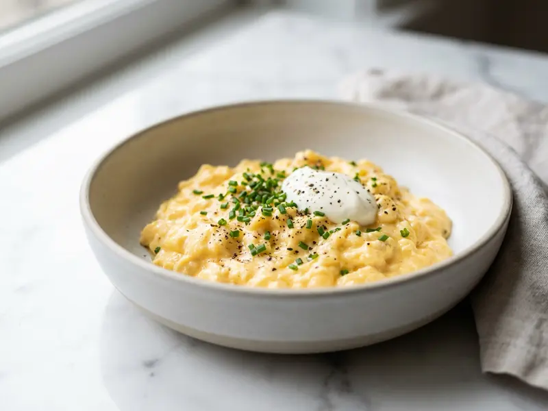 Gordon Ramsay Style Scrambled Eggs