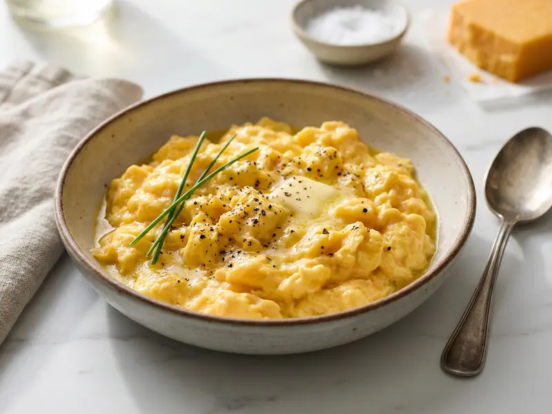 Fluffiest Scrambled Eggs