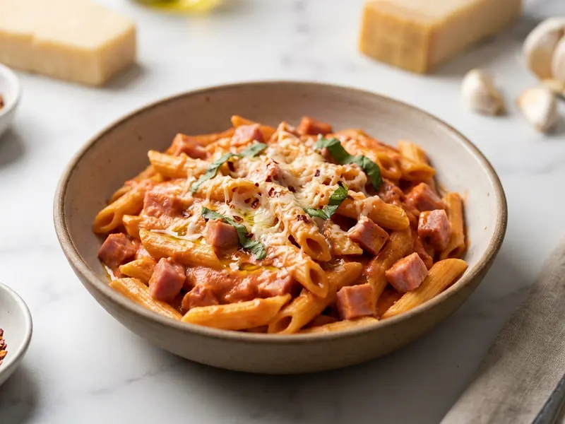 Penne alla Vodka with Ham