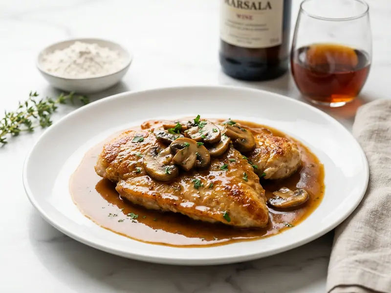 Classic Chicken Marsala