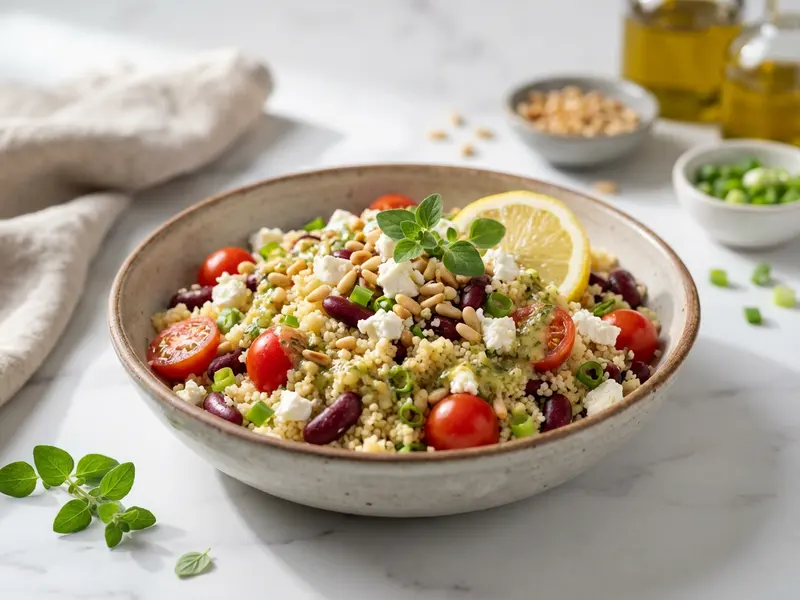 Mediterranean Lemon Couscous Salad