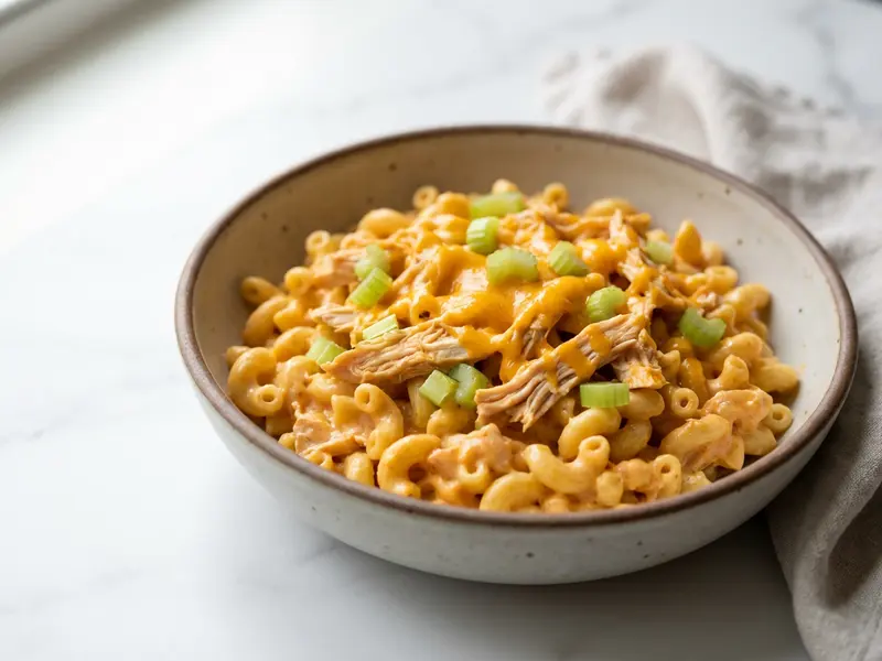 Buffalo Chicken Mac and Cheese