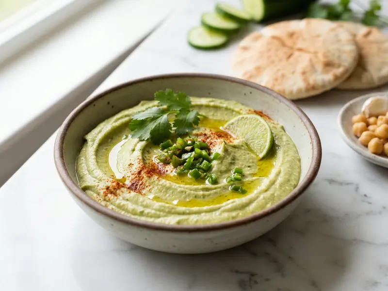 Green Chili Hummus