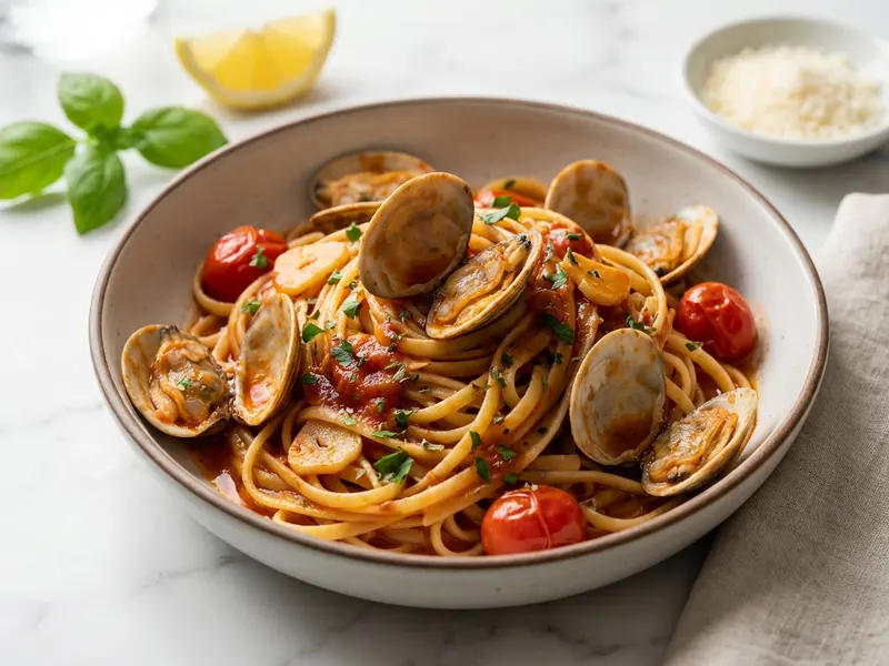 Linguine with Red Clam Sauce