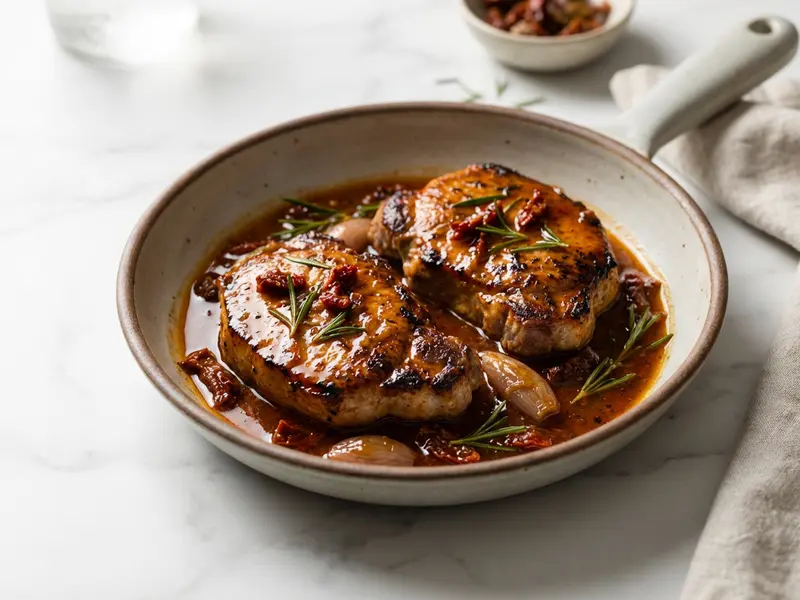 Tuscan Pork Chops with Rosemary