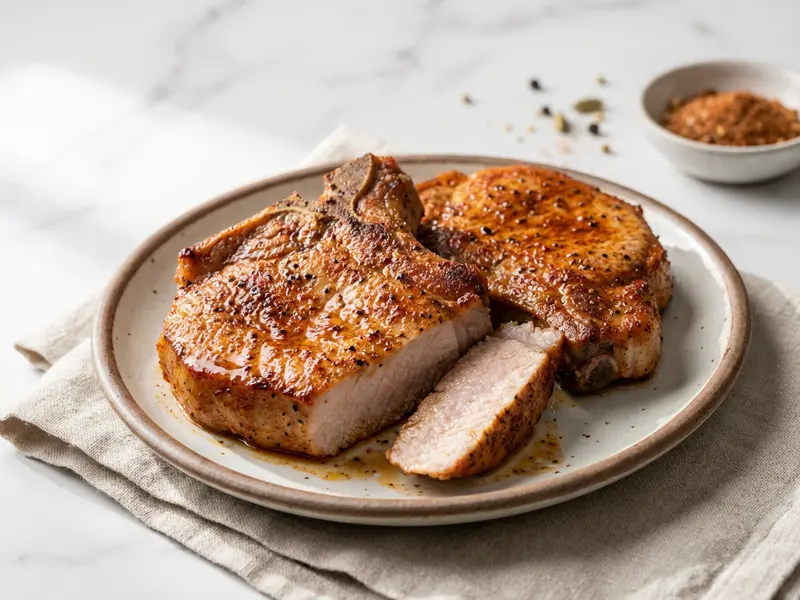 Cajun Rubbed Pork Chops