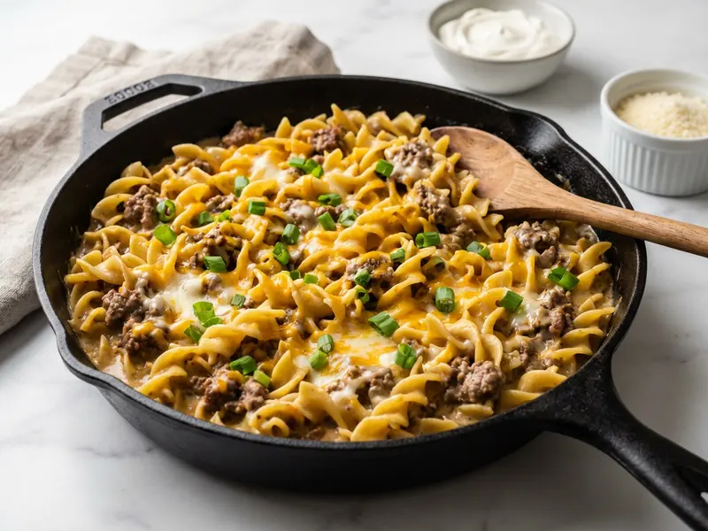 Beef and Noodle Skillet
