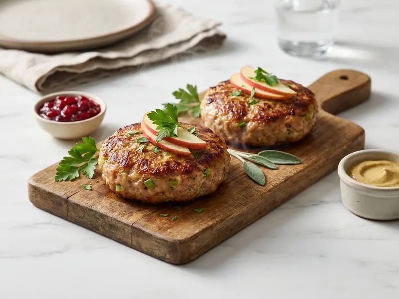 Turkey Apple Burgers