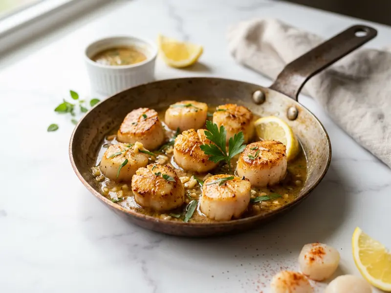 Butter Garlic Scallops