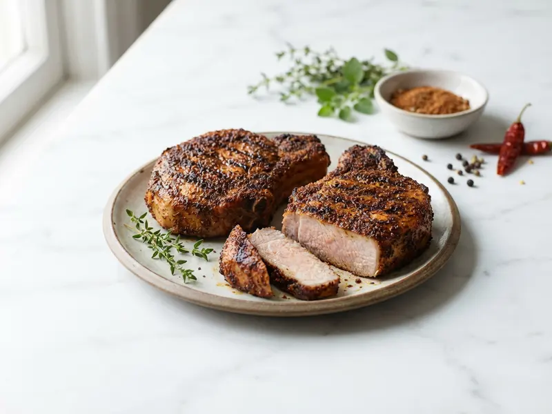 Cajun-Style Spiced Pork Chops