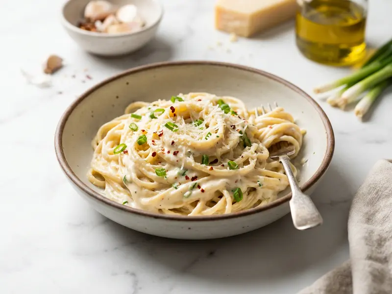 Garlic Parmesan Cream Pasta