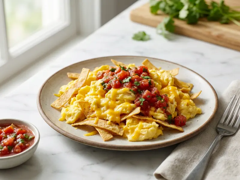 Scrambled Eggs with Tortillas