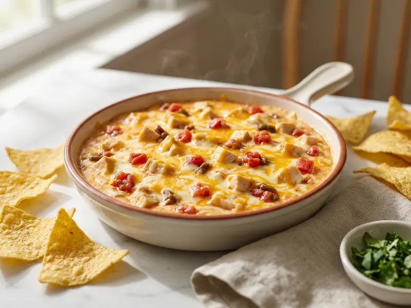 Sour Cream Chicken Enchilada Dip