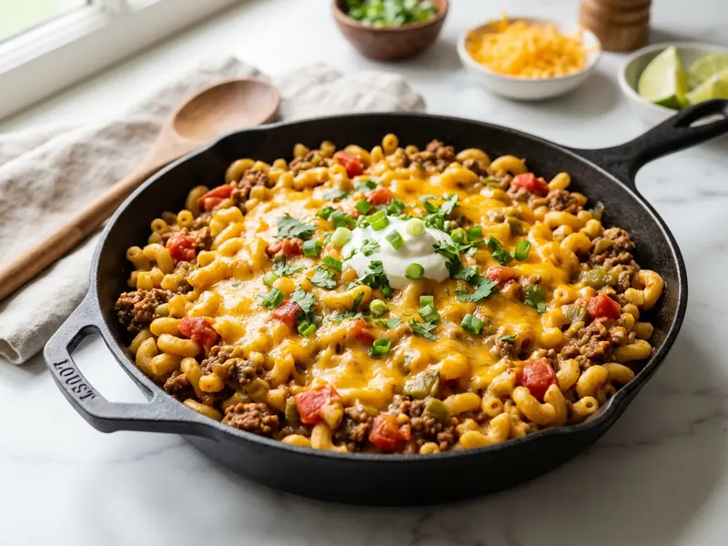 Taco Macaroni Skillet