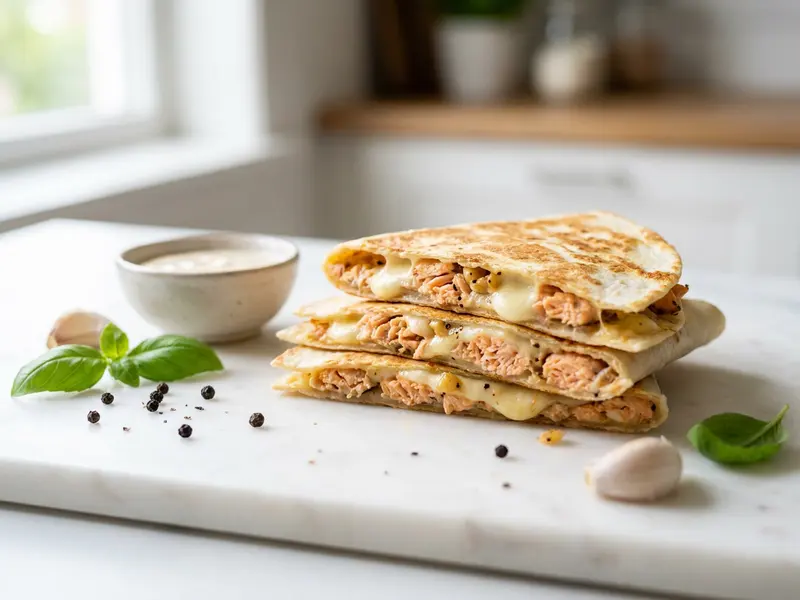 Salmon Quesadillas