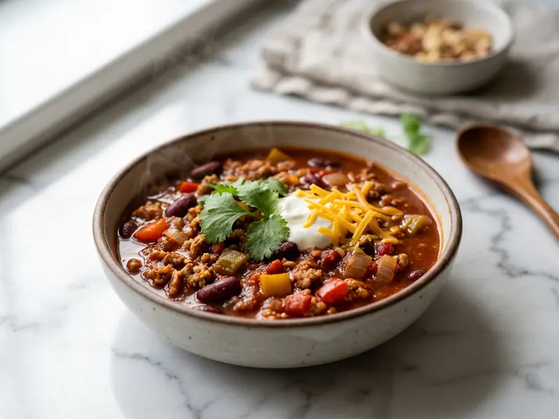 Quick Turkey Chili