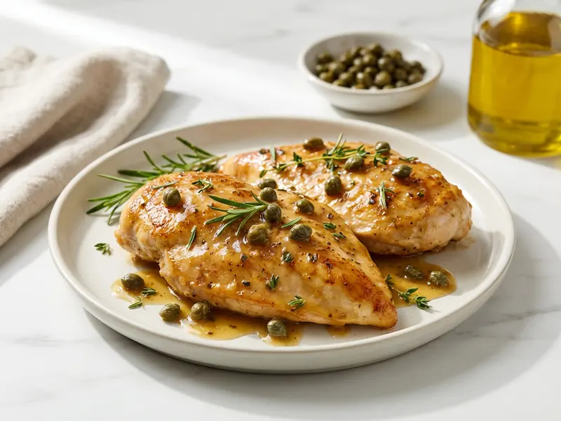 Honey Dijon Chicken with Capers
