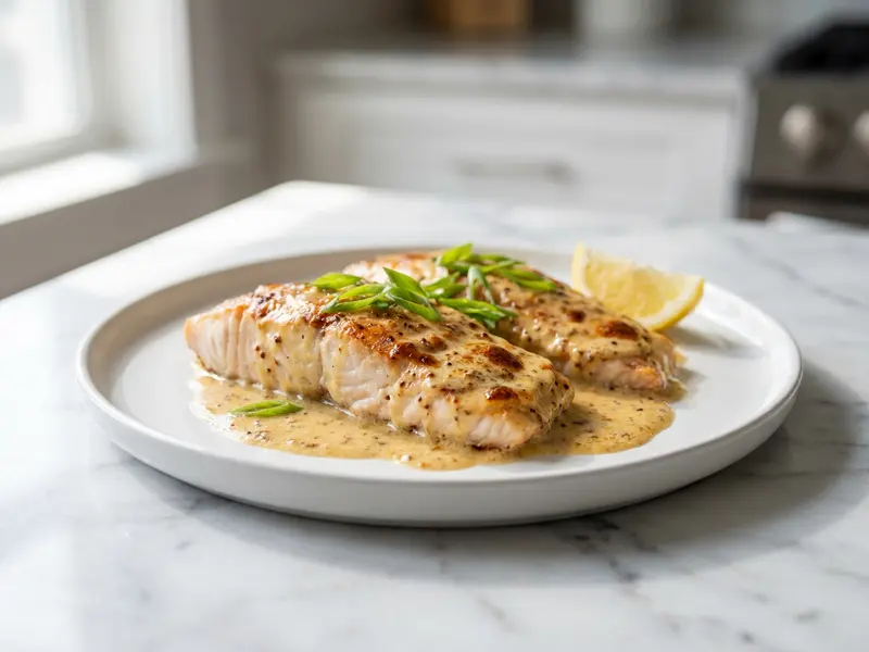 Red Snapper with Mustard Sauce