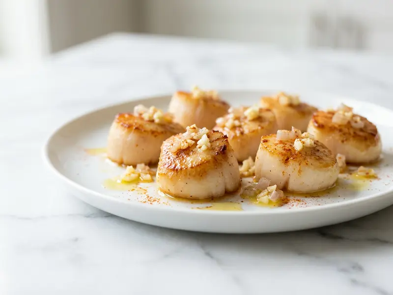Simple Sauteed Scallops