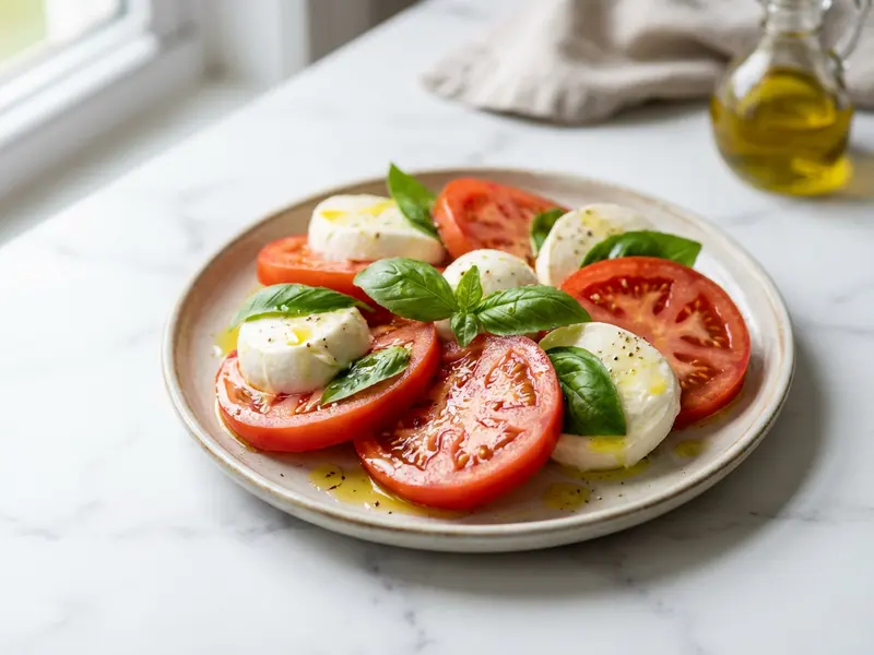 Mozzarella Tomato Basil Salad