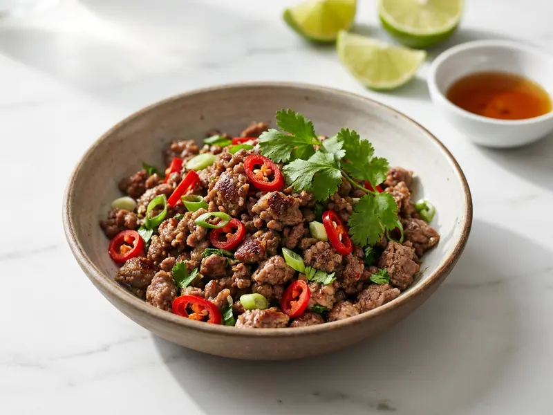 Thai Crumbled Beef