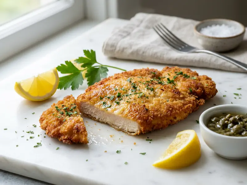 Pan-Fried Chicken Schnitzel