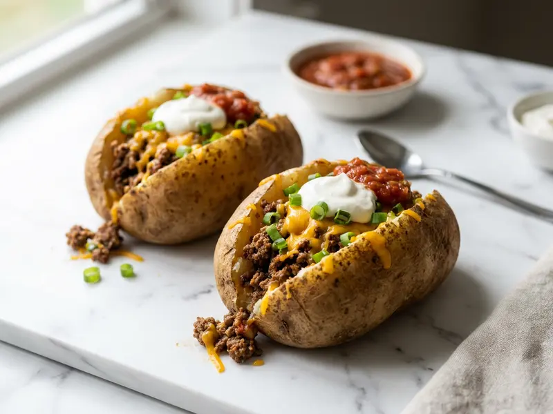 Taco Baked Potatoes
