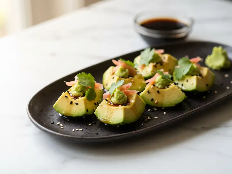 Soy Wasabi Avocado Bites