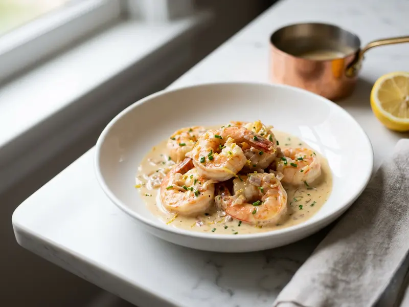 Brandy Cream Shrimp