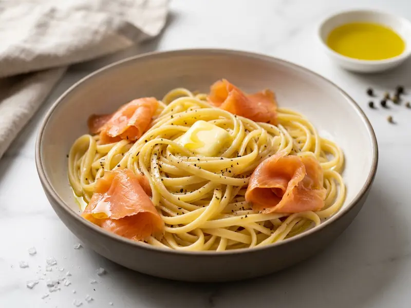 Linguine with Smoked Salmon