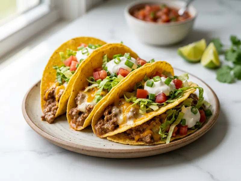 Creamy Beef Tacos