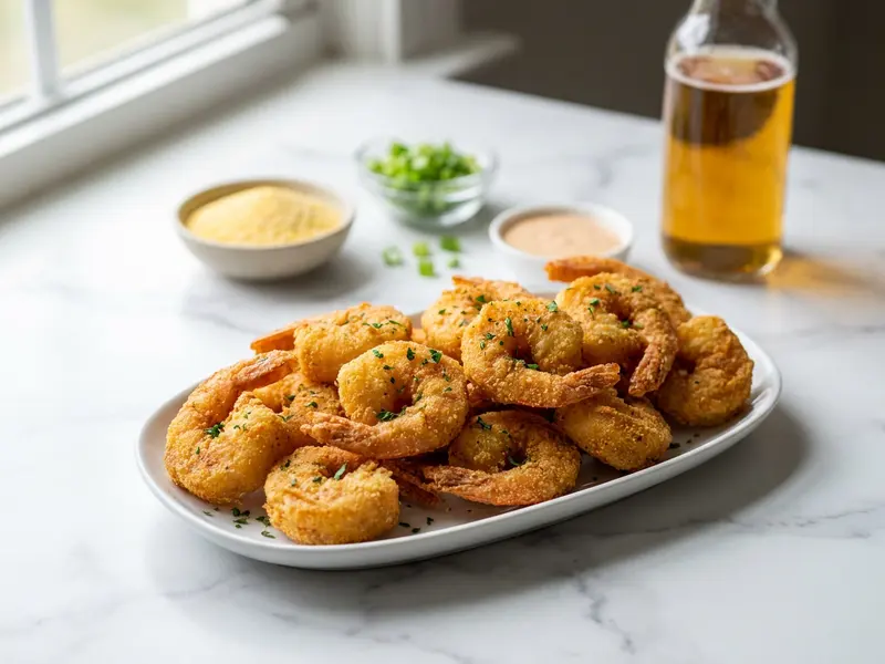 Hush Puppy Fried Shrimp