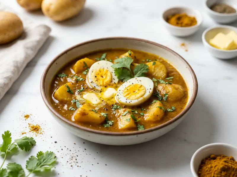Potato and Egg Curry