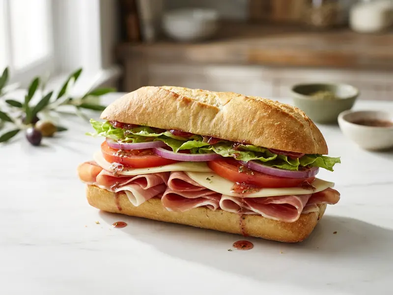 Italian Hoagie Sandwich