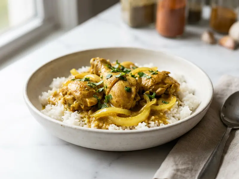 Quick and Easy Curried Chicken