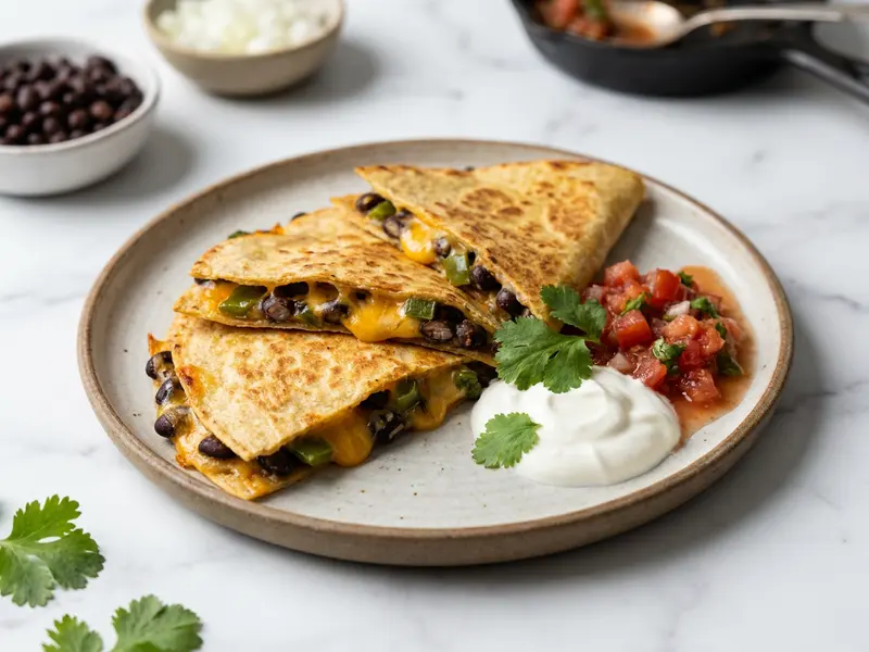 Black Bean Quesadillas