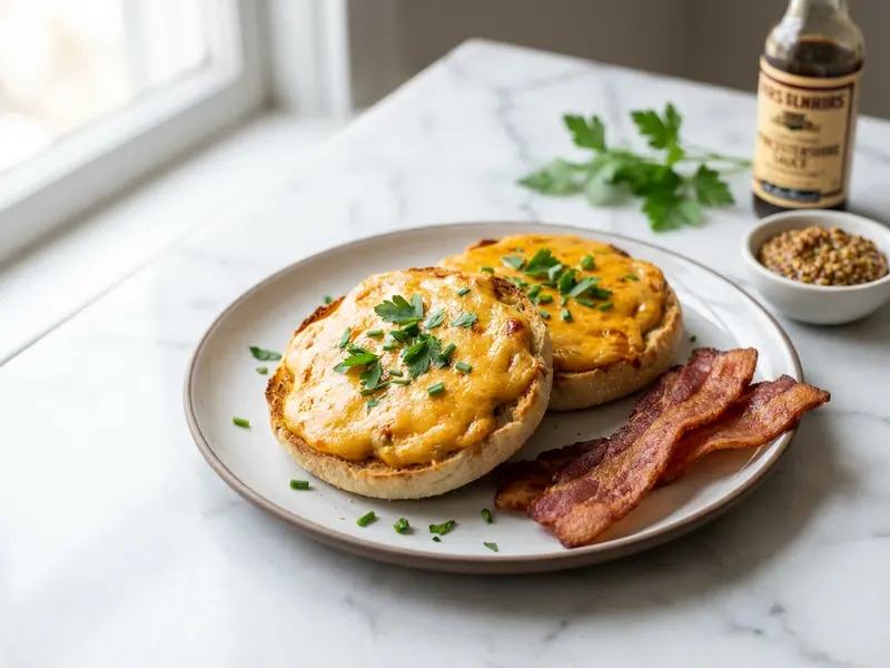 Welsh Rarebit with Cheddar Ale Sauce