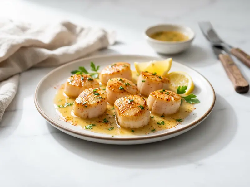 Scallops with Lemon Butter