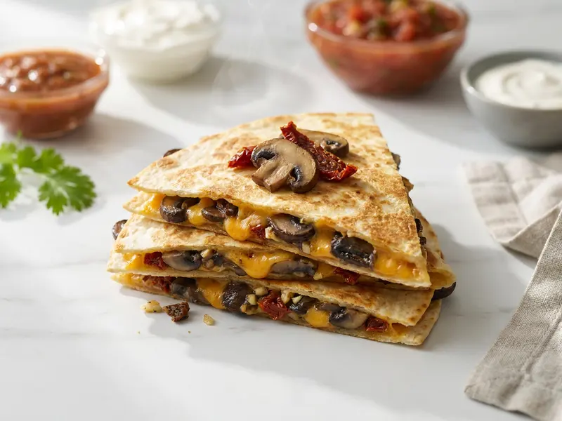 Mushroom Quesadilla