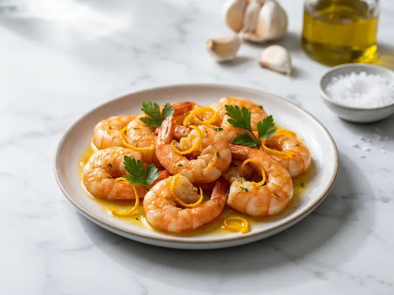 Orange Garlic Shrimp