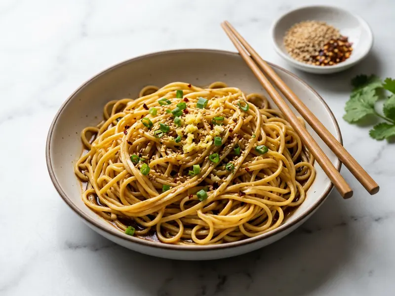 Korean-Inspired Cold Egg Noodle Salad