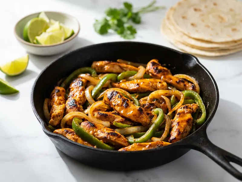 Orange Cumin Chicken Fajitas