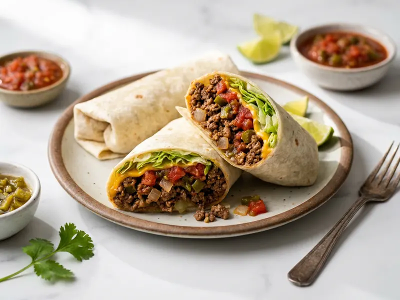 Easy Beef Burritos