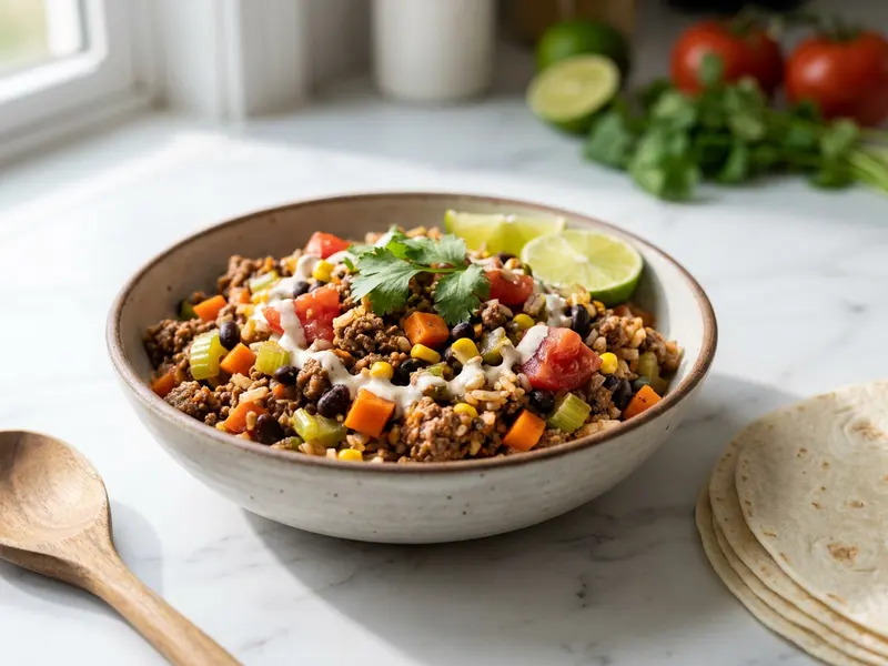 Beef and Veggie Taco Filling