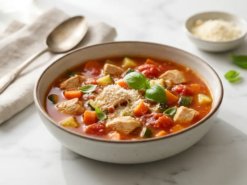 Italian Chicken Vegetable Soup