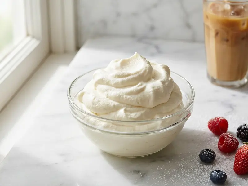 Easy Vanilla Whipped Cream
